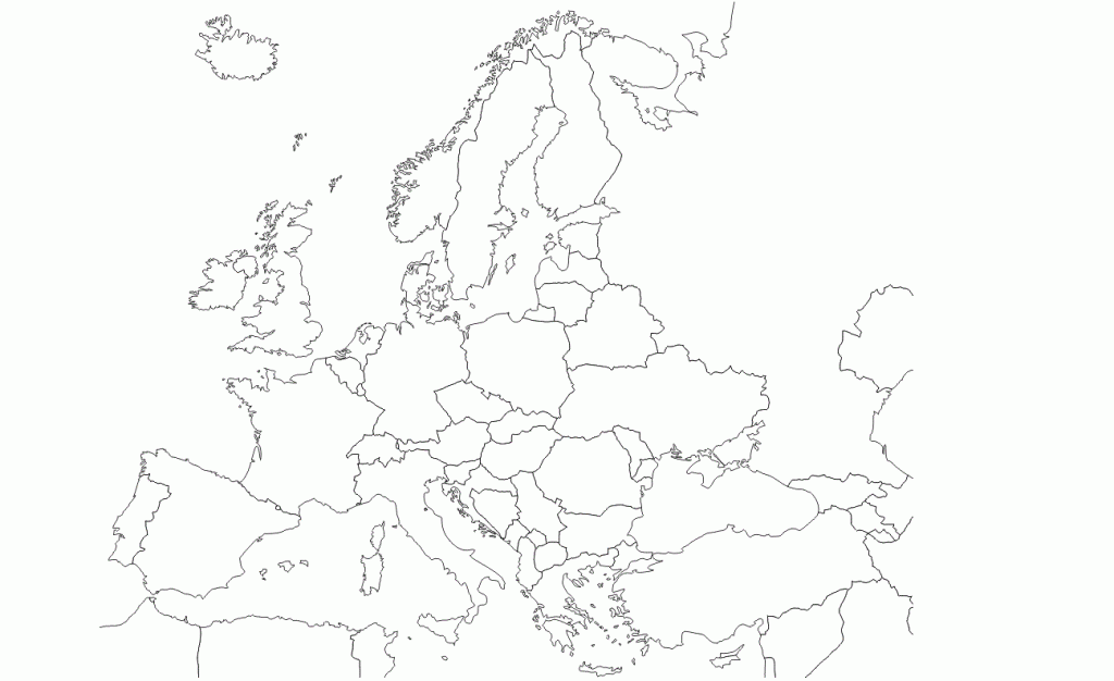 mapa mundi europa en blanco