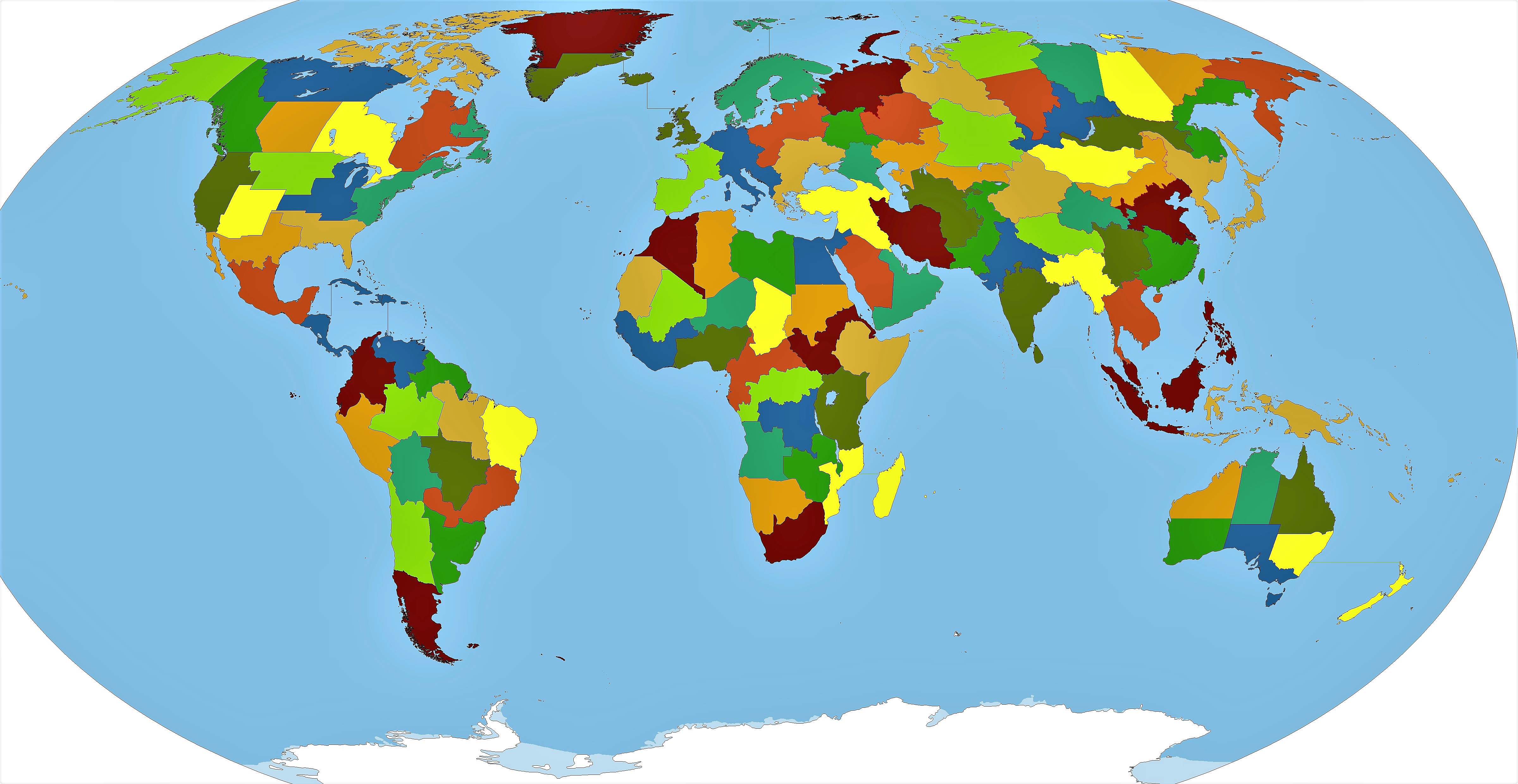 Mapa Mundi Politico Para Colorear Resultado de imagen de mapa mundi ...