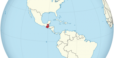 guatemala mapamundi globo