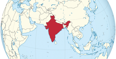 india mapamundi globo terraqueo