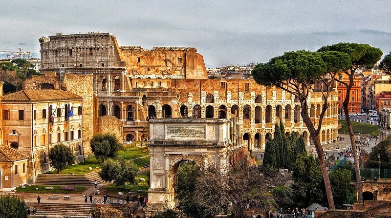 coliseo romano roma italia
