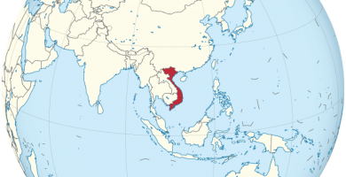 vietnam mapa mundi