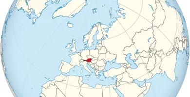 austria mapa mundi globo terraqueo
