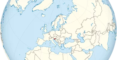 eslovenia mapa mundi